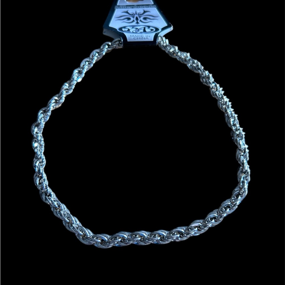 Killerbeads Silver Twisted Necklace